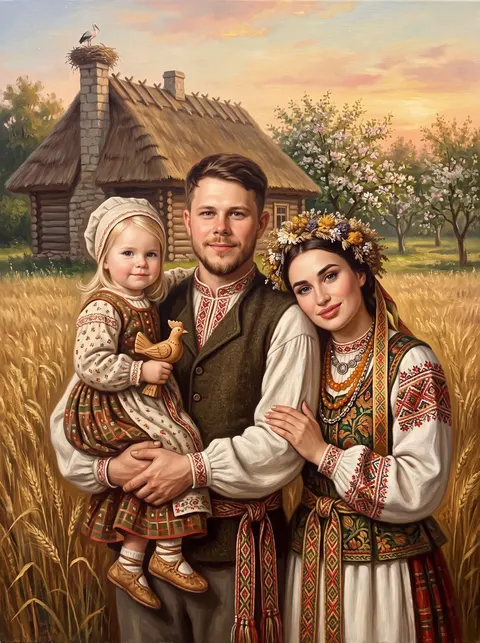 Tapyto portreto pavyzdys: Lietuviška Sodyba
