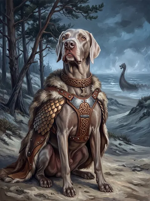 Tapyto portreto pavyzdys: Vikingo Augintinis
